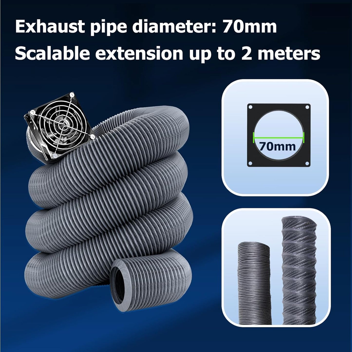 Starter 3D Printer Ventilation Duct Odor/Fume Extractor, Our Entry-level Cost Effective Solution