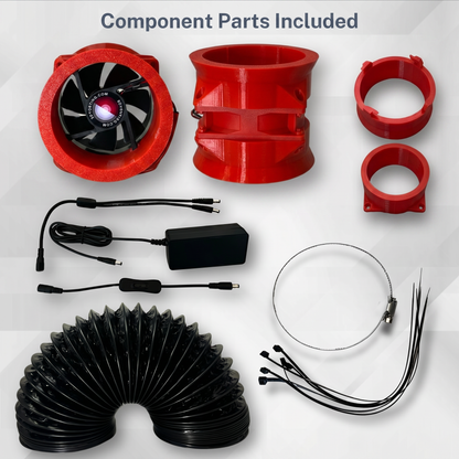 VENT80 — 120 CFM Ventilation System for ELEGOO Resin Printers | Dual 80mm Fans, 3” Duct