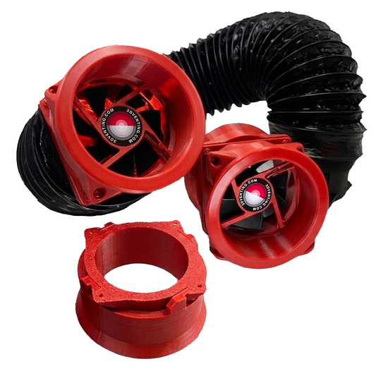 VENT80 — 120 CFM Ventilation System for ELEGOO Resin Printers | Dual 80mm Fans, 3” Duct